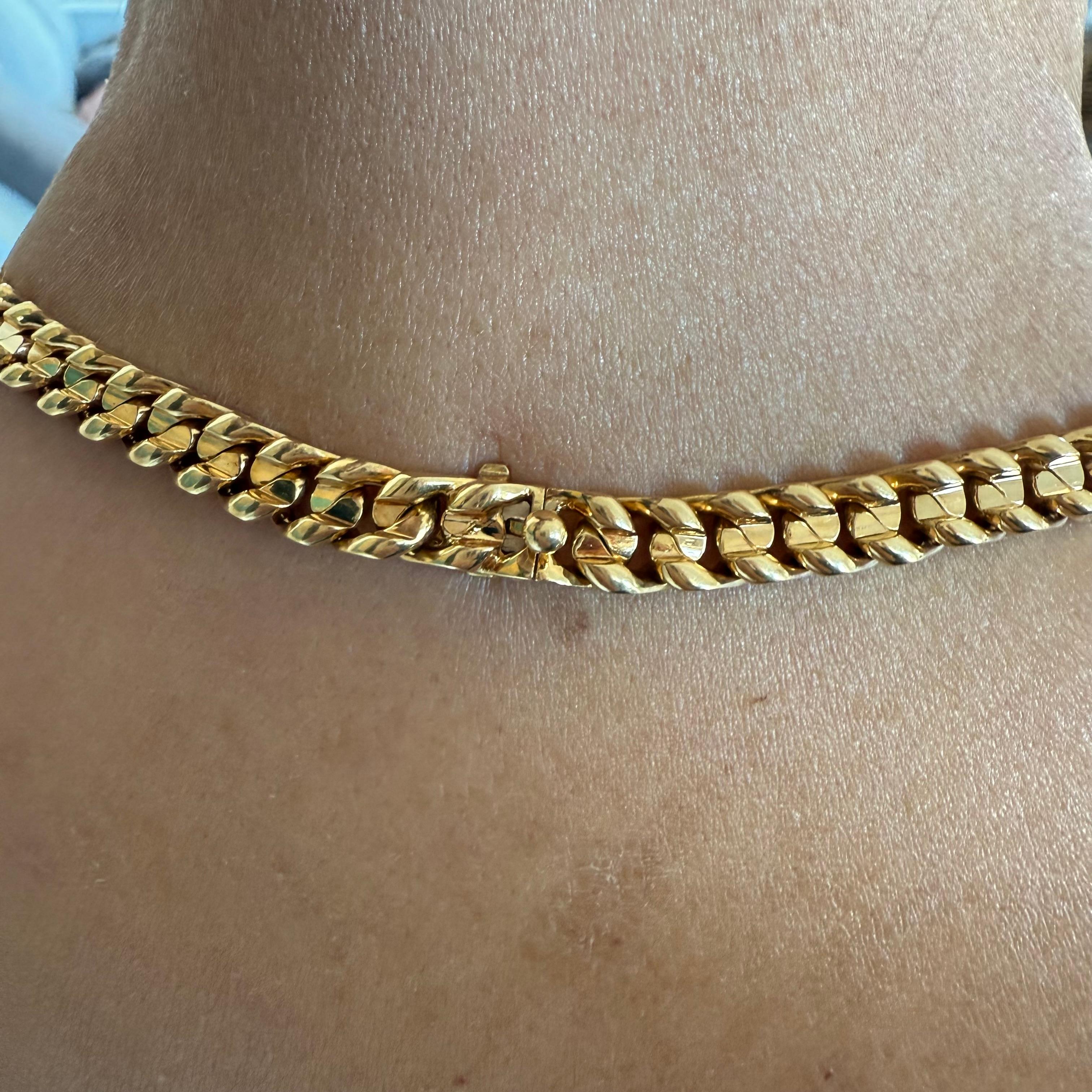 Bvlgari Monete Vintage Curb 18k Gelbgold Antike Münze Halskette im Angebot 4