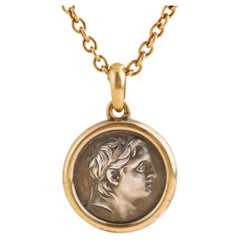 Bvlgari Monete Yellow Gold Used Coin Necklace