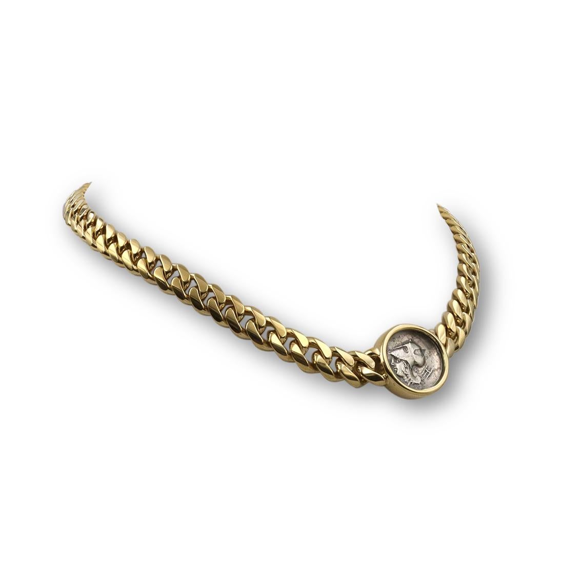 bulgari coin necklace