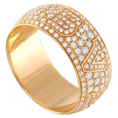 Bvlgari Monologo 18K Yellow Gold 2.0ct Diamond Ring BV02-031226