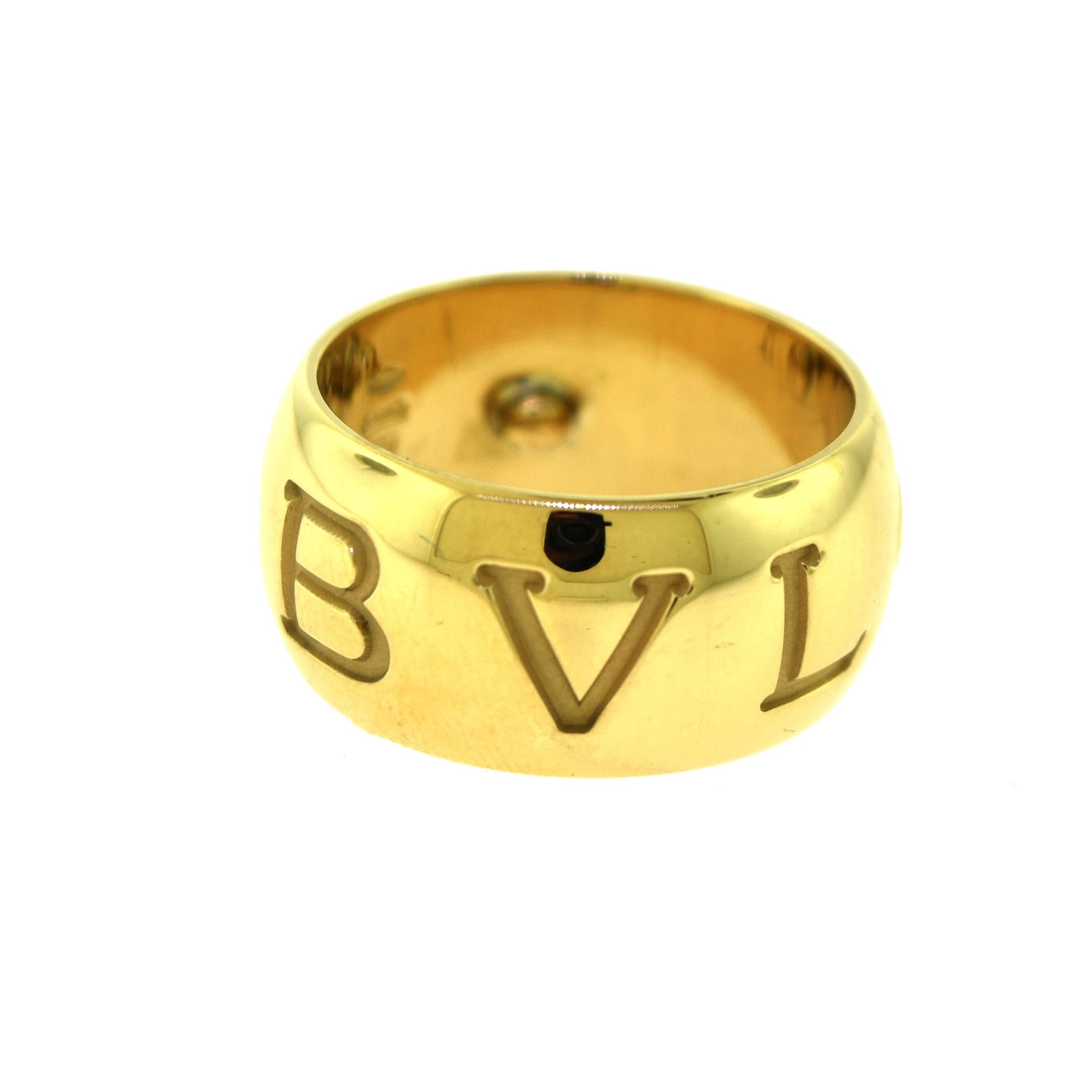Brilliance Jewels, Miami
Questions? Call Us Anytime!
786,482,8100

Ring Size: 54 (euro) 

Designer: Bvlgari

Collection: Monologo

Style: Wide Ring

Metal: Yellow Gold

Metal Purity: 18k

Total Item Weight (grams):  13.4

Ring Width: 9.86