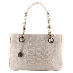 Bvlgari Monte Plisse Tote Pleated Leather Medium