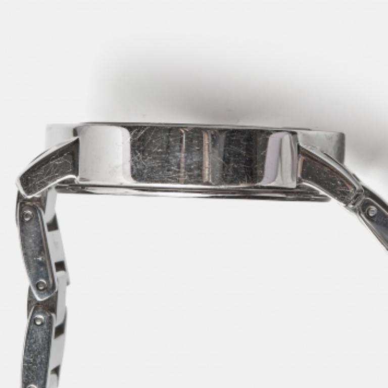 Bvlgari Reloj de pulsera de mujer de acero con diamantes Bvlgari 102375 33 mm en venta 3