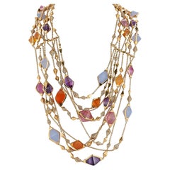 Bvlgari Multi Gem Diamond Necklace