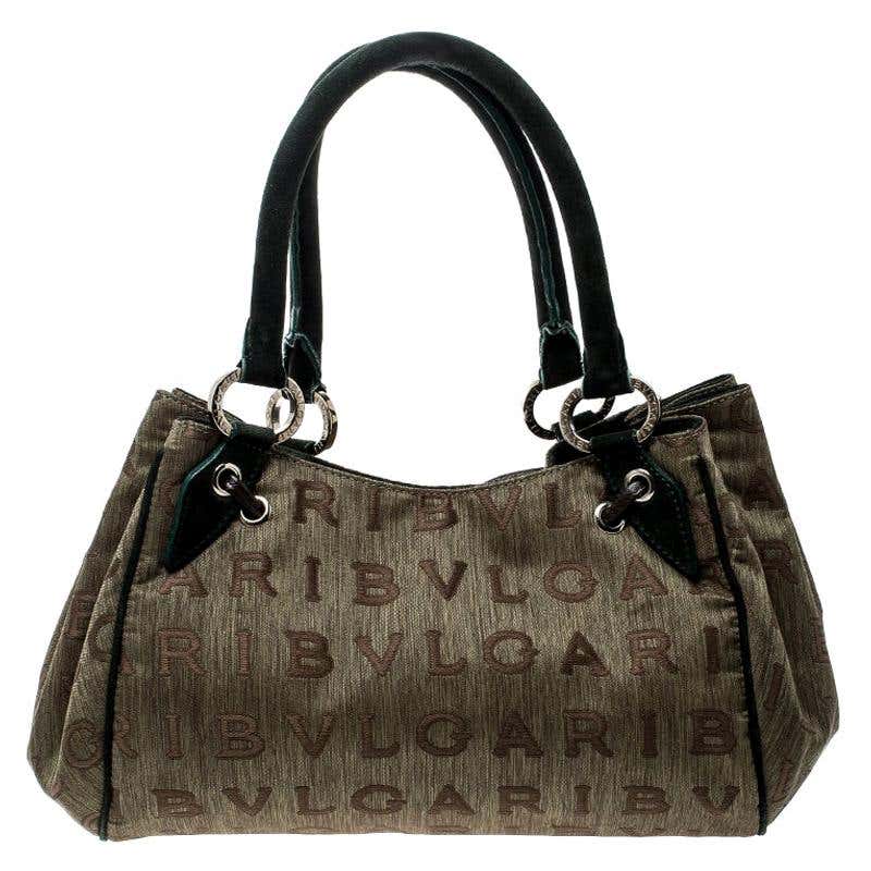 Bulgari Bronze Leather Large Tote Bag For Sale at 1stdibs