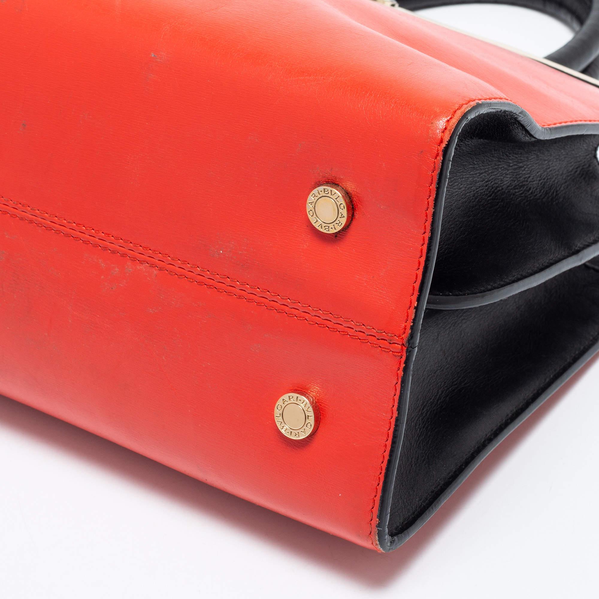 Bvlgari Multicolor Leather Isabella Rossellini Tote 6