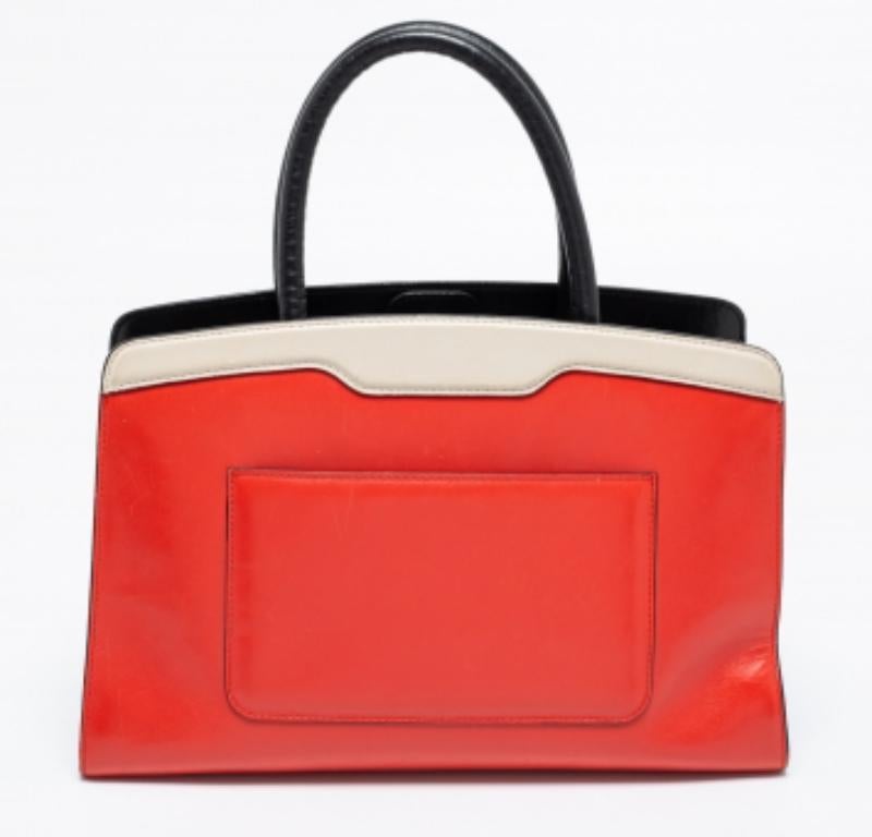 Bvlgari Multicolor Leather Isabella Rossellini Tote For Sale 3