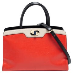 Bvlgari Multicolor Leather Isabella Rossellini Tote