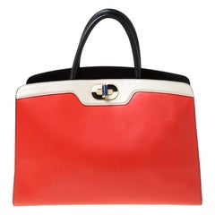 Bvlgari Multicolor Leather Large Isabella Rossellini Tote