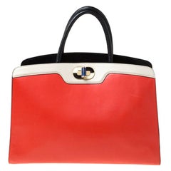 Bvlgari Multicolor Leather Large Isabella Rossellini Tote