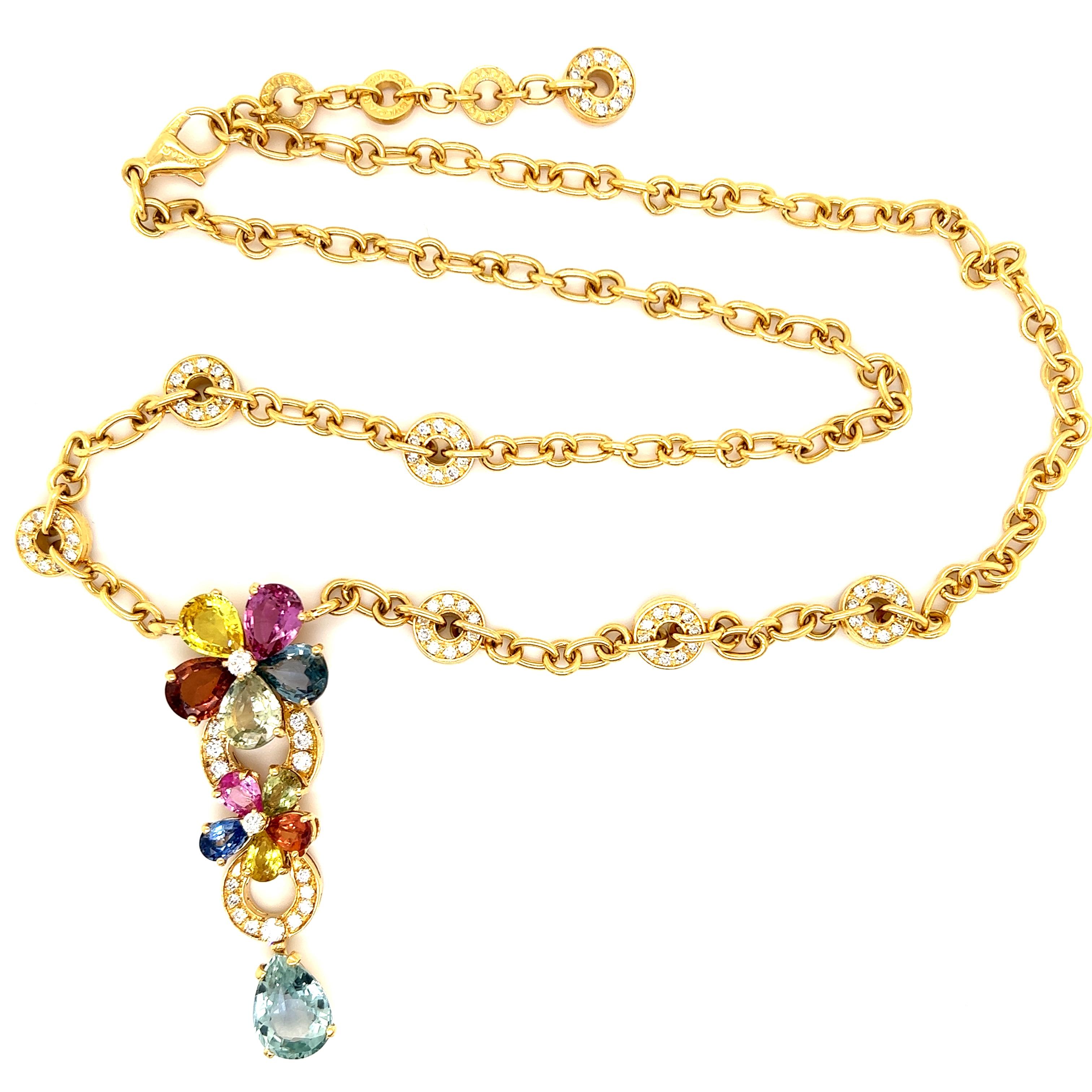 bvlgari multicolor necklace