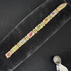 Bvlgari Bracelet multicolore en or jaune 18 carats