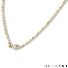 Bvlgari Naturalia Collection Fish Motif Diamond Necklace with Ruby Eye