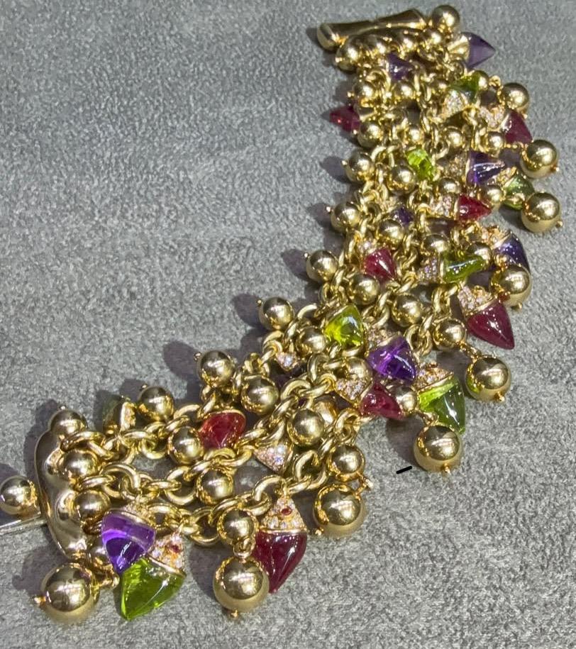 Bvlgari Naturalia Pulsera Pez Multi Gema en venta 1