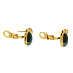 Bvlgari Naturalia Yellow Gold Drop Earrings