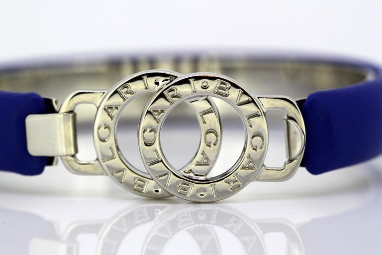 bvlgari mens leather bracelet