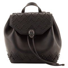 Bvlgari Nicholas Kirkwood Sac à dos Serpenti Forever en cuir clouté Moyen