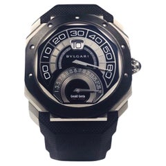 Bvlgari Octo Bi- Retro Gerald Genta Stainless Steel Black Ceramic 45mm Watch