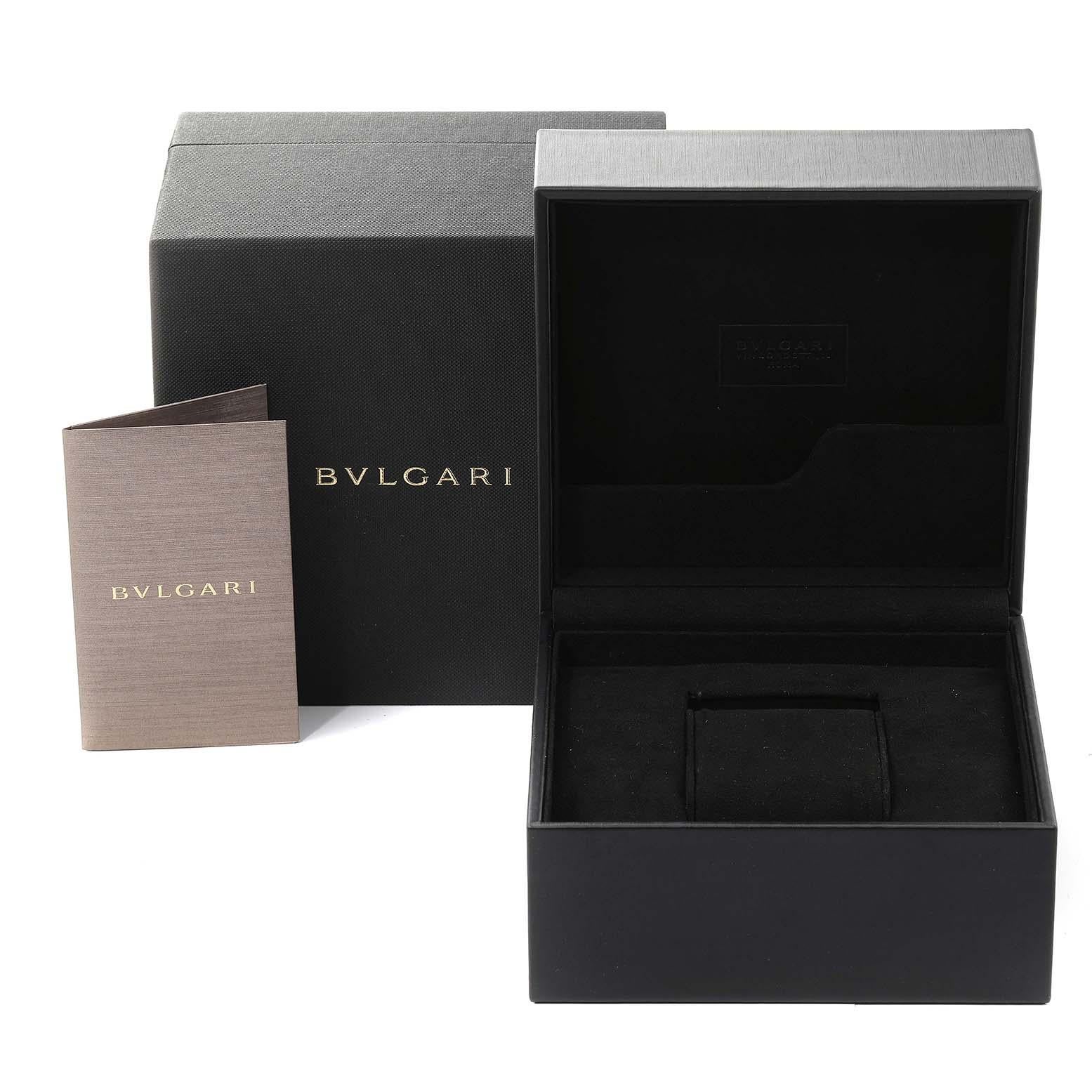 Bvlgari Octo Finissimo Titanium Ultra Thin Mens Watch 102713 Box Papers For Sale 6