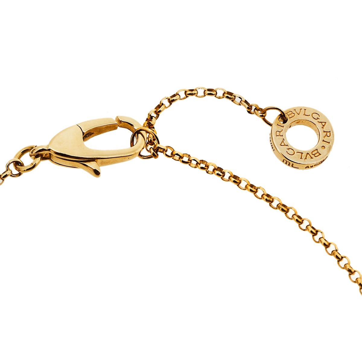 Contemporary Bvlgari Onyx 18K Yellow Gold Bracelet
