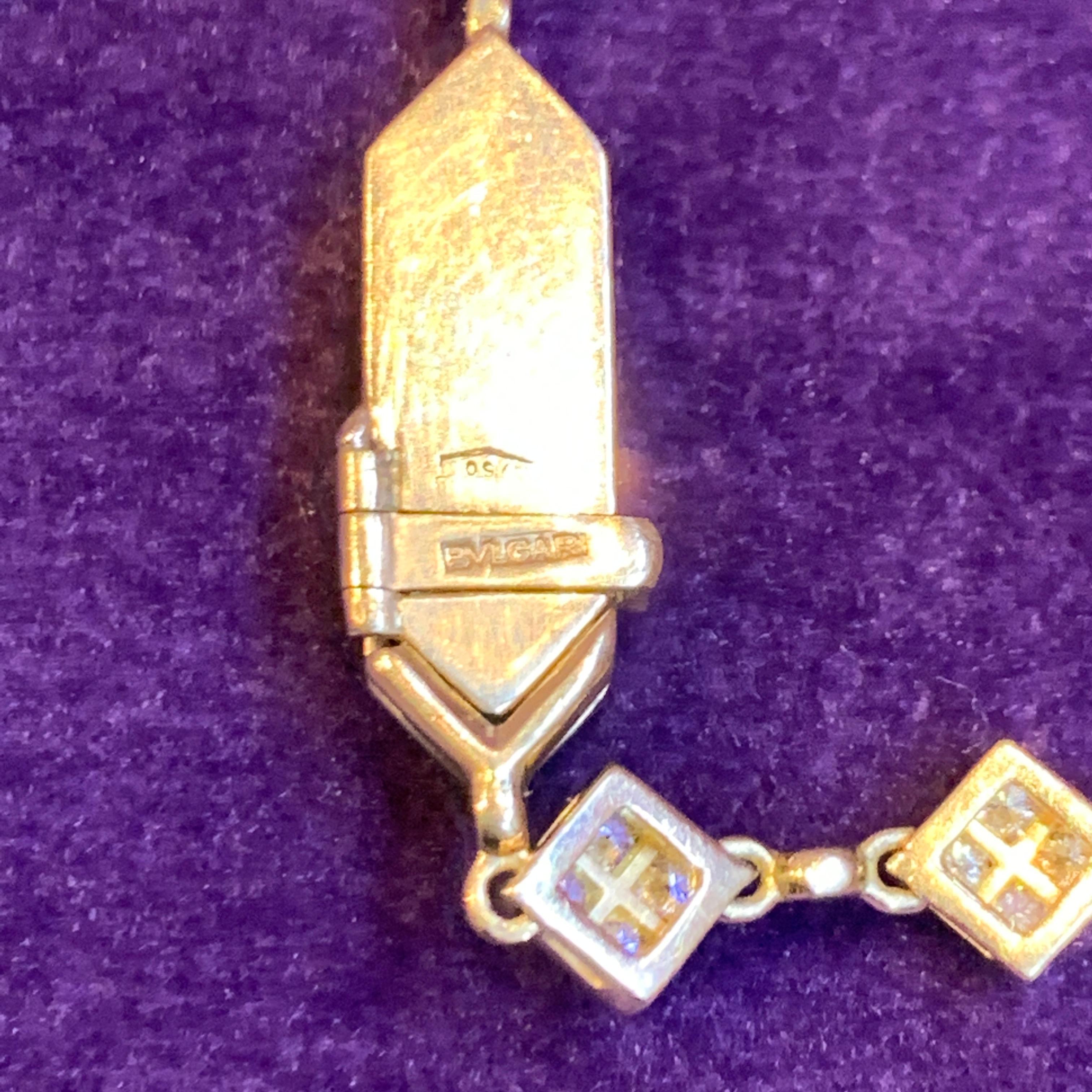 Bvlgari Onyx & Diamant Löwe Halskette im Angebot 7
