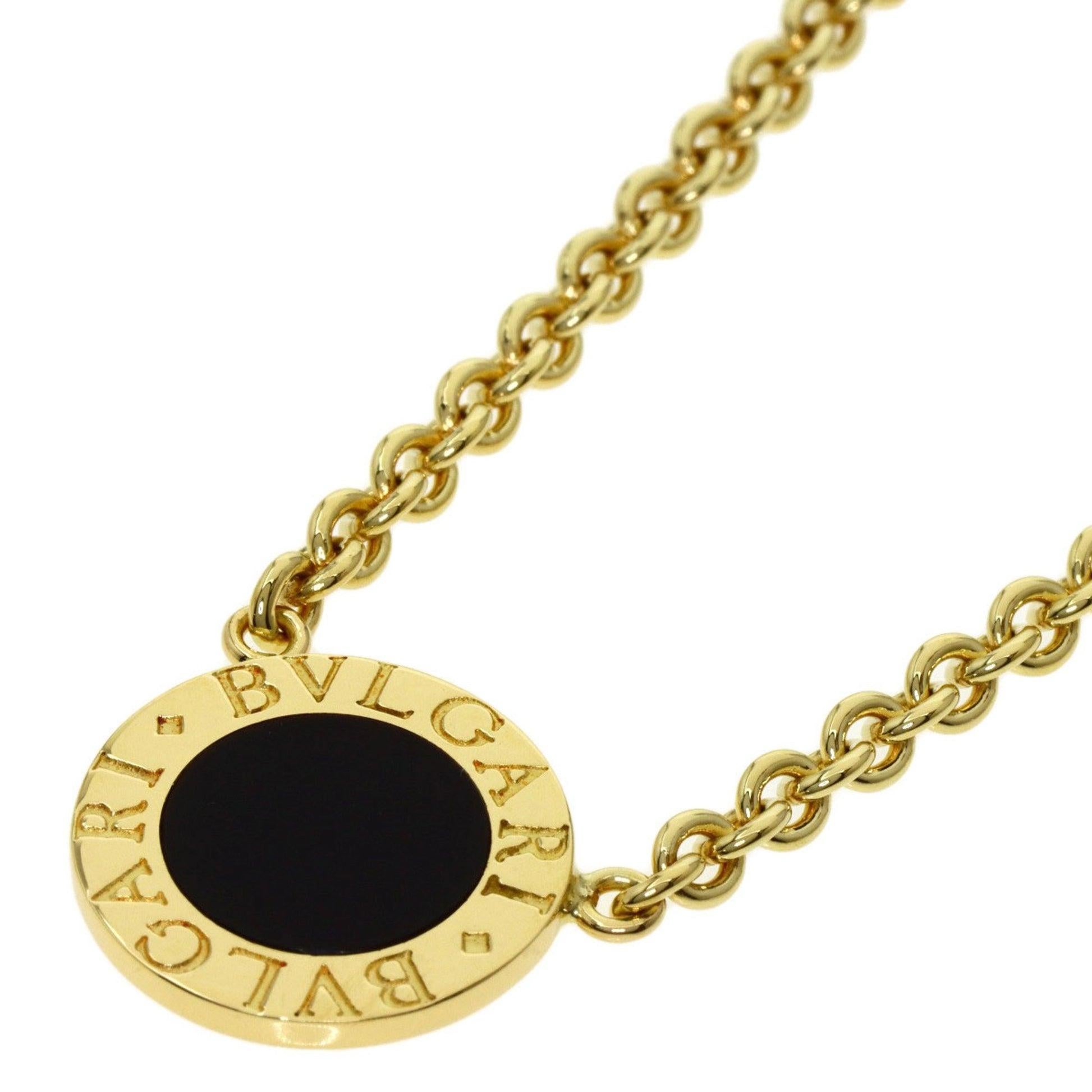 Bvlgari Onyx Necklace in 18K Yellow Gold

Additional Information:
Brand: Bvlgari
Gender: Women
Line: Bvlgari Bvlgari
Gemstone: Onyx
Material: Yellow gold (18K)
Condition: Good
Condition details: The item has been used and has some minor flaws.