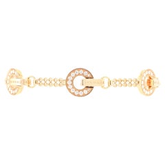 Bvlgari Openwork Bracelet 18k Rose Gold with Diamonds Bvlgari Openwork Bracelet 18k Rose Gold with Diamonds