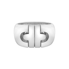 Bvlgari Parentesi 18 Karat White Gold Band Ring
