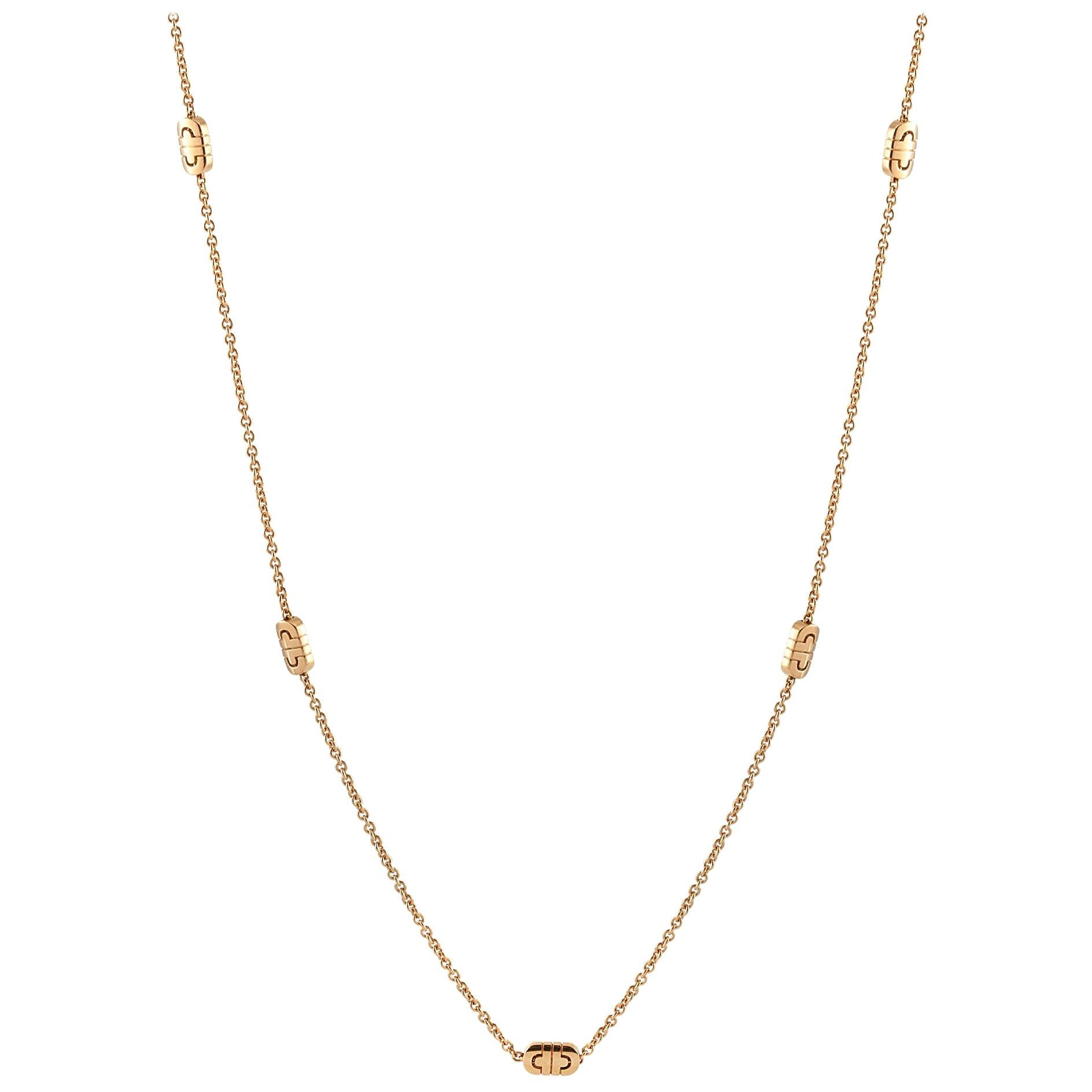 Bvlgari Parentesi 18 Karat Yellow Gold Necklace