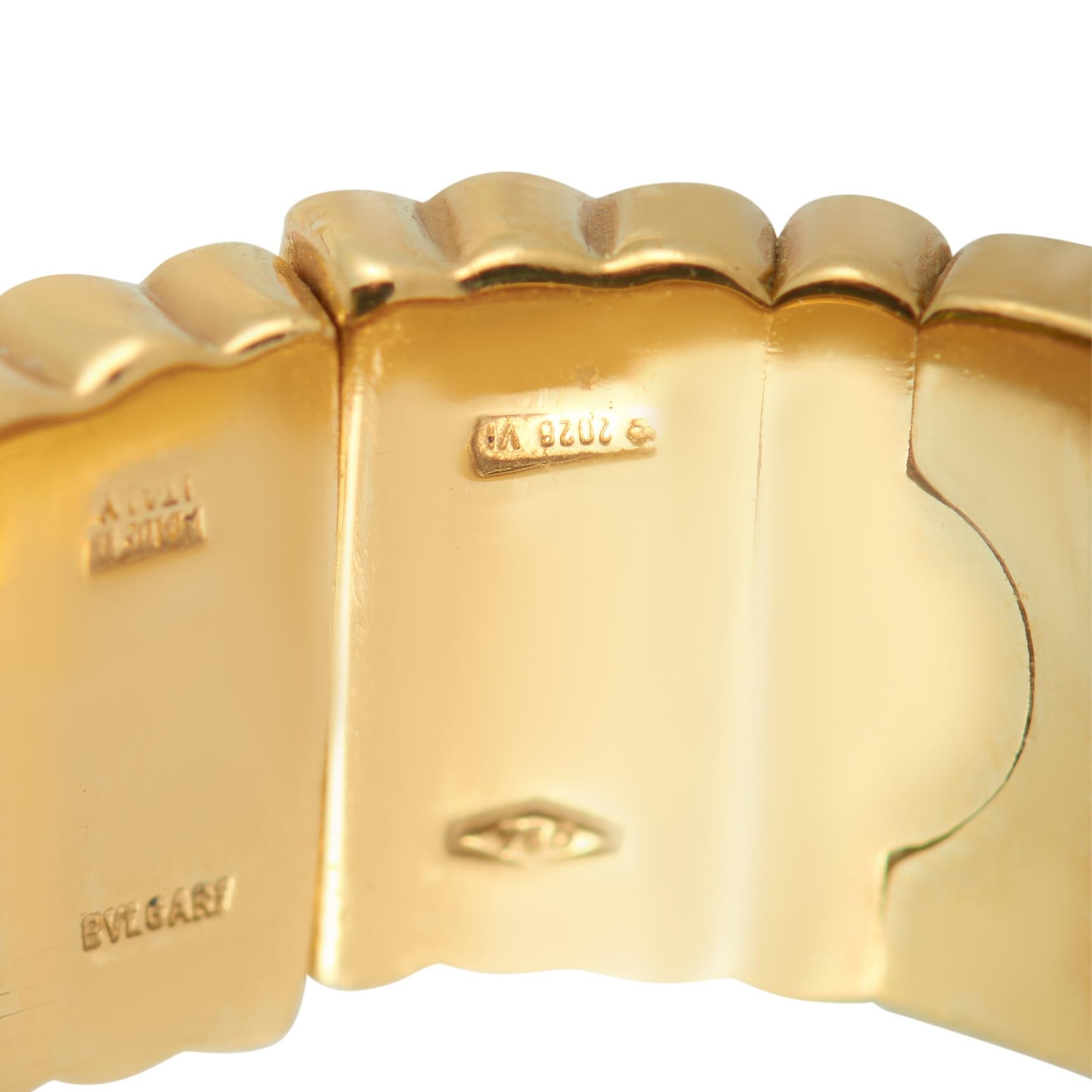 Women's Bvlgari Parentesi 18 Karat Yellow Gold Ring