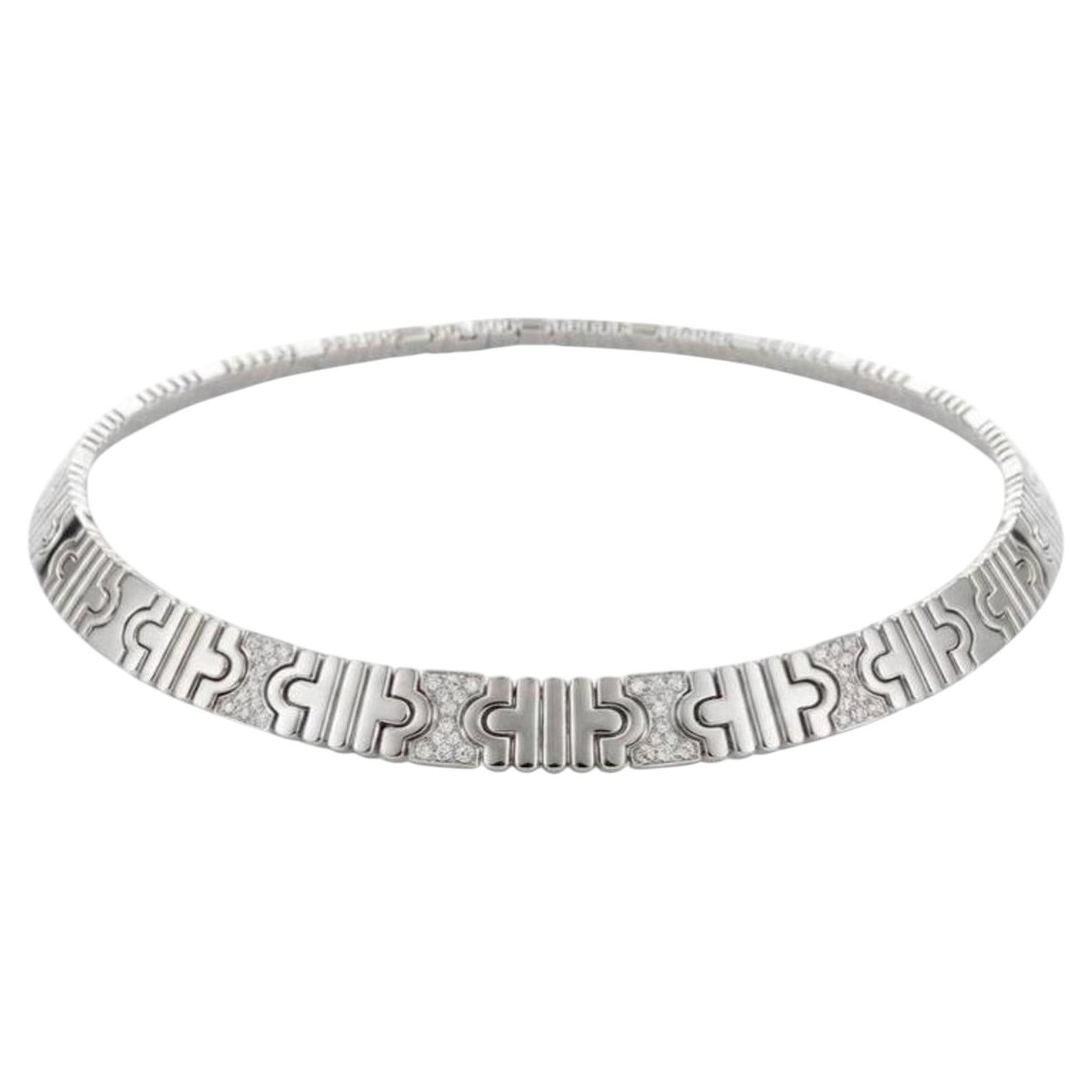 Bvlgari Parentesi - Collana con diamanti in oro 18 carati in vendita