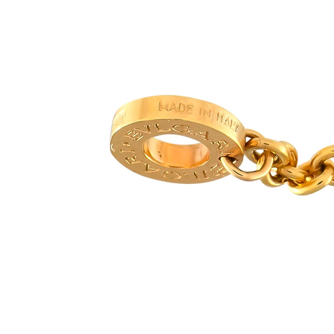 Bvlgari Parentesi 18K Rose Gold 0.10ct Diamond and Amethyst Necklace In New Condition In Southampton, PA