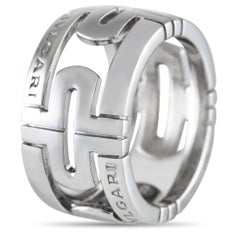 Bvlgari Parentesi 18K White Gold Ring