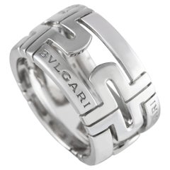 Bvlgari Parentesi 18K White Gold Ring