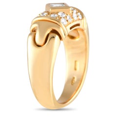 Bvlgari Parentesi 18K Yellow Gold 0.35 ct Diamond Ring