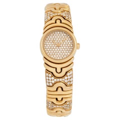 Bvlgari Parentesi 18k Yellow Gold Wristwatch Ref BJ 01