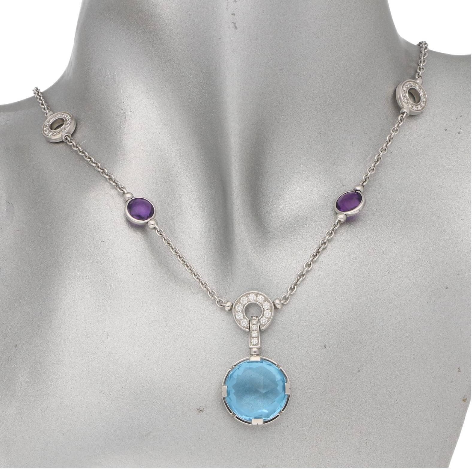 bvlgari amethyst necklace