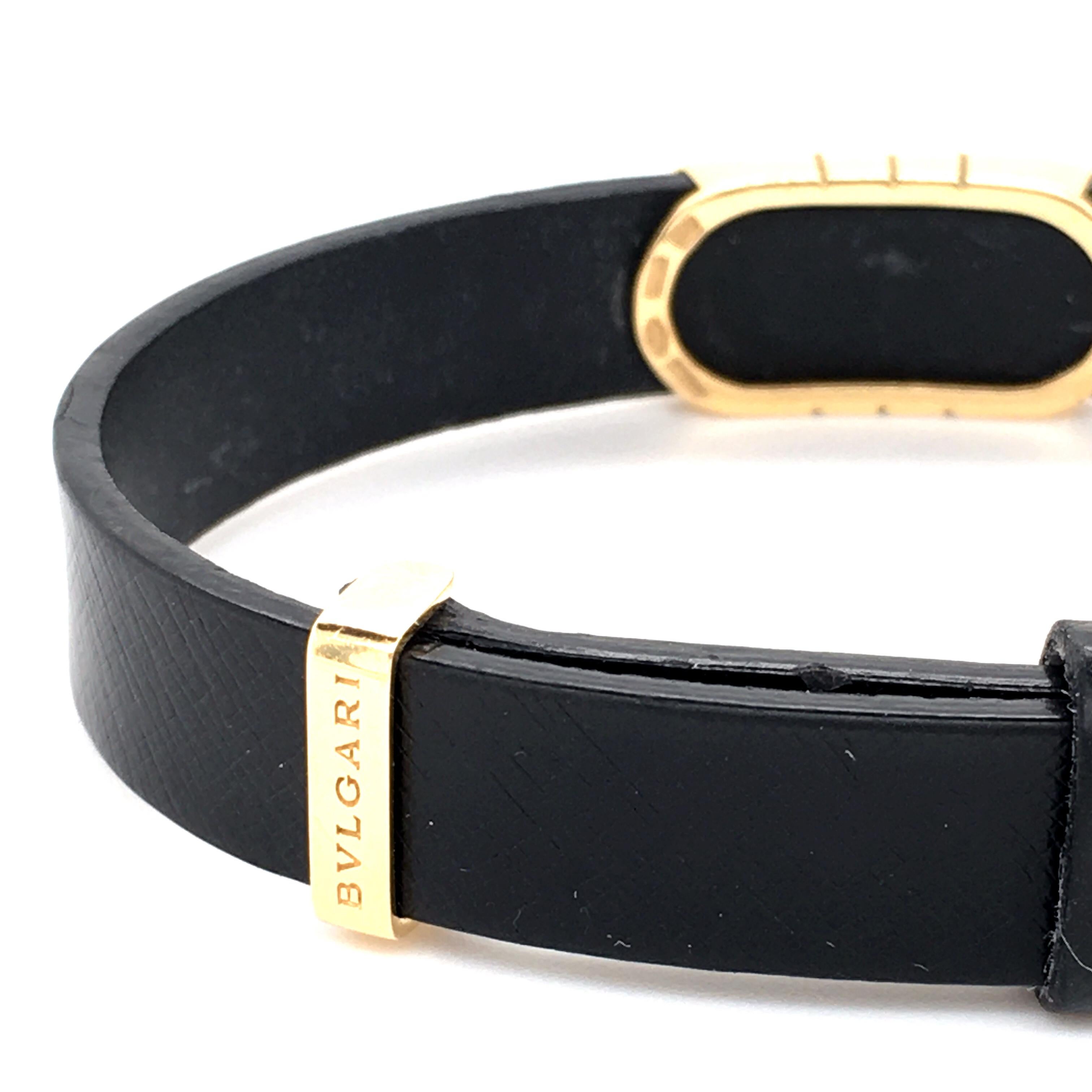 Women's or Men's Bvlgari Parentesi Bracelet in Yellow Gold 18 Karat