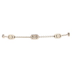 Bvlgari Parentesi Chain Link Bracelet 18k White Gold