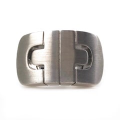 Bvlgari Parentesi, Contemporary Design in 18K White Gold, Size 6