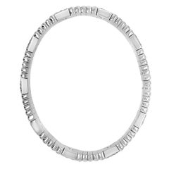 Bvlgari Parentesi Manschette 18 Karat Weißgold Diamant-Armband