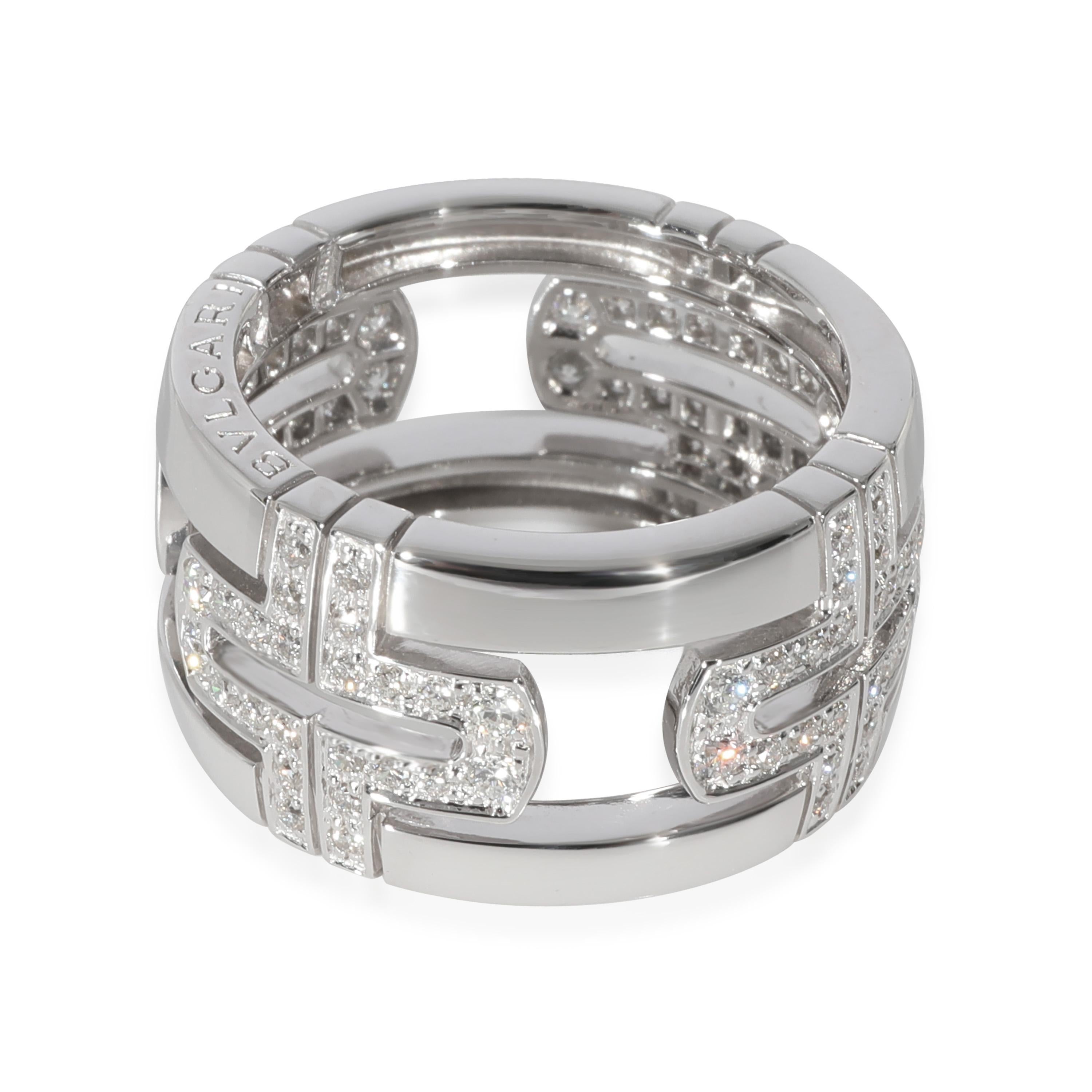 Anillo de diamantes Bvlgari Parentesi de oro blanco de 18 quilates 0,50 qt

DETALLES PRINCIPALES
SKU: 129390
Título del listado: Bvlgari Parentesi Anillo de Diamantes en Oro Blanco de 18K 0.50 CTW
Descripción del estado: Al por menor por 6000 USD.