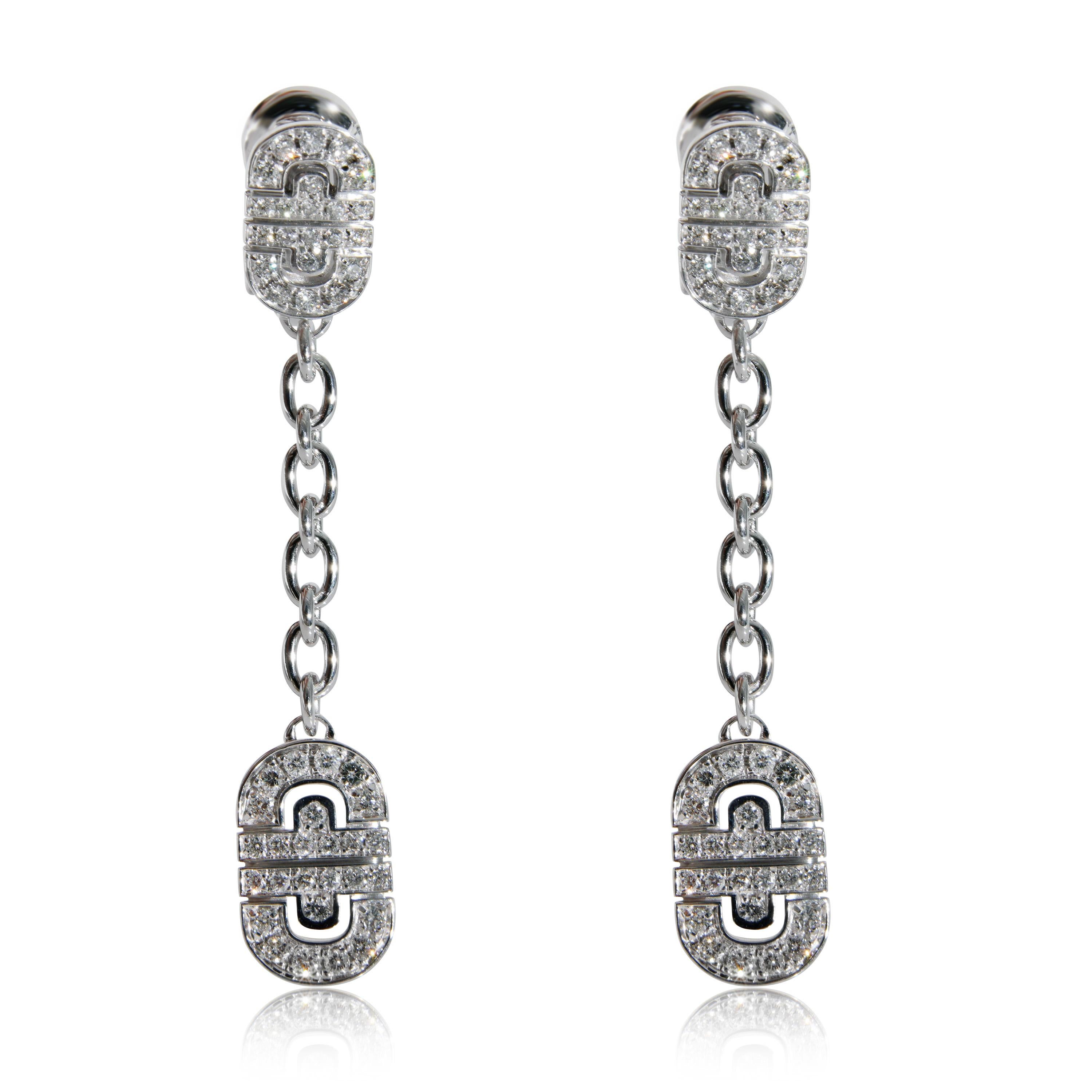 BVLGARI Parentesi Diamond Earrings in 18k White Gold 1.15 CTW

PRIMARY DETAILS
SKU: 130737
Listing Title: BVLGARI Parentesi Diamond Earrings in 18k White Gold 1.15 CTW
Condition Description: Retails for 11000 USD. In excellent condition and recently