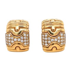 Bvlgari Parentesi Diamant-Ohrclips aus Gold