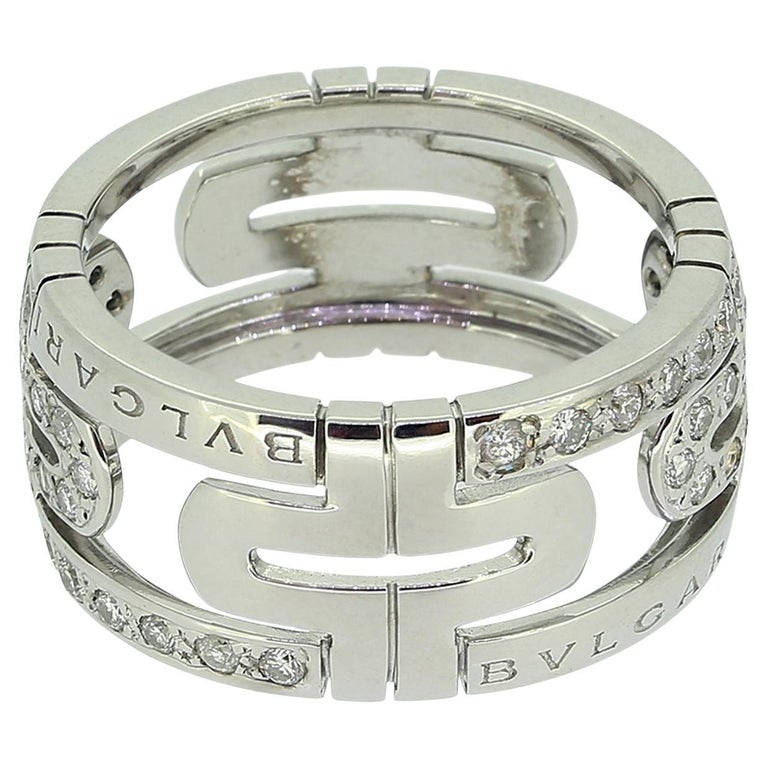 Bvlgari Parentesi Diamond Ring Size T (61)