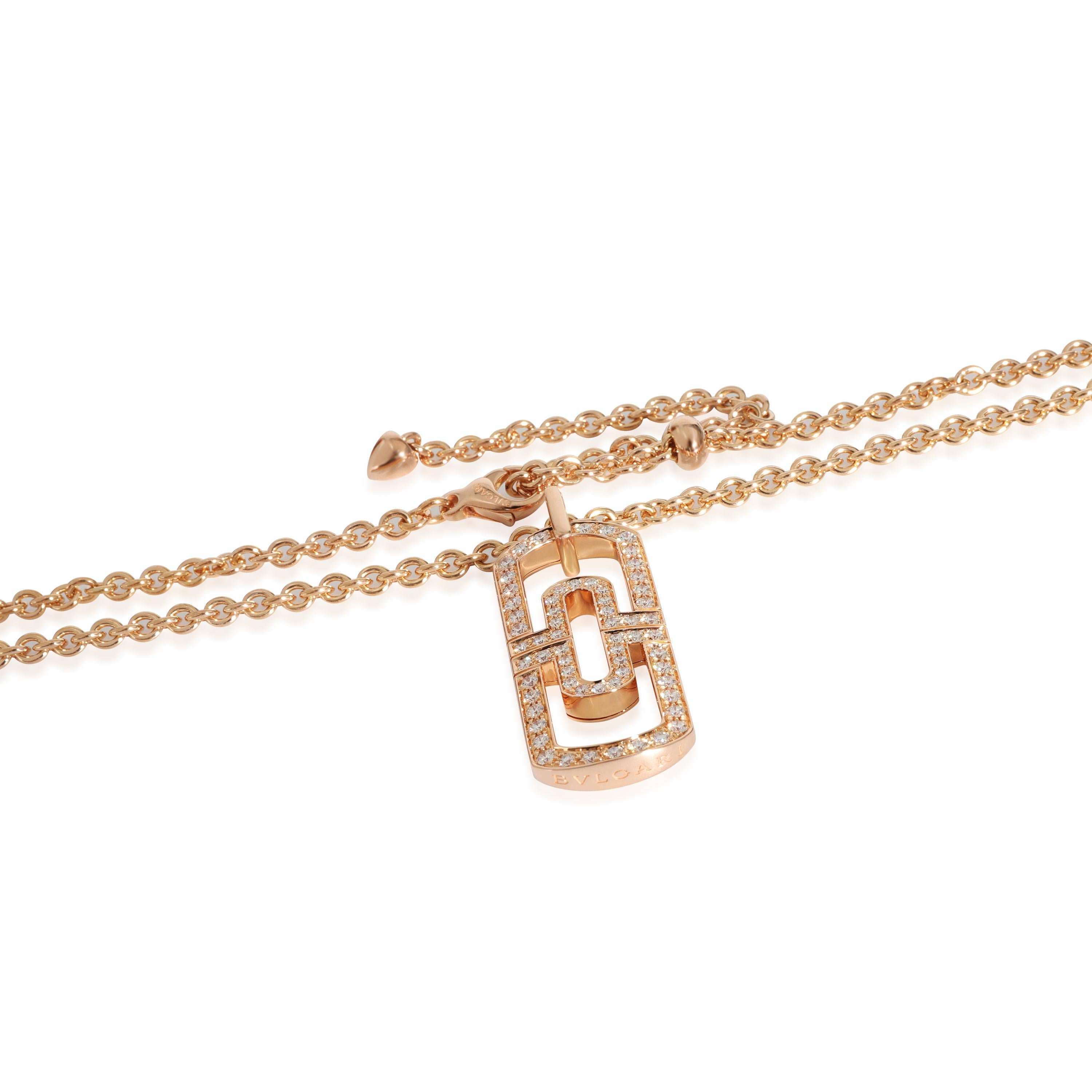 BVLGARI Parentesi Fashion Pendant in 18k Rose Gold 1.18 CTW

PRIMARY DETAILS
SKU: 131572
Listing Title: BVLGARI Parentesi Fashion Pendant in 18k Rose Gold 1.18 CTW
Condition Description: Recently polished and in excellent condition. Comes with the