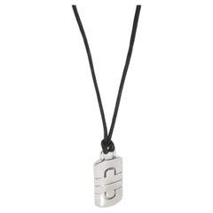 Bvlgari Parentesi Fashion Pendant in 18k White Gold