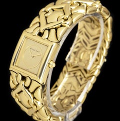 Bvlgari Parentesi Ladies Yellow Gold Champagne Dial BJ06
