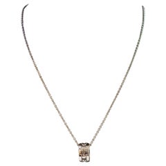 BVLGARI Parentesi Necklace 18K White Gold 750