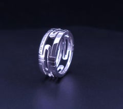 Bvlgari Parentesi Ring in 18K Weißgold Größe 7,5